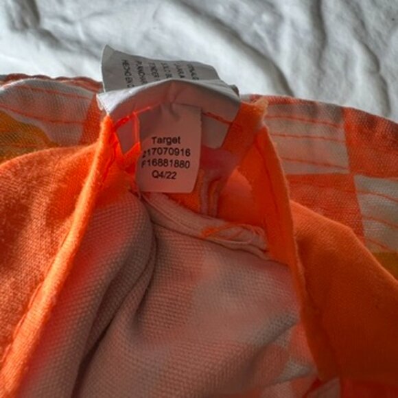 100% Cotton Bucket Hat for Infants Velcro Chin Strap Checkerboard & Smiley Faces - Picture 6 of 7